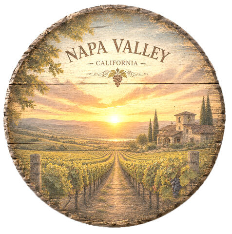 Napa Valley 15"Round